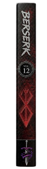 Tranche de livre manga Berserk pour la collection de vêtements sombres premium et pulls minimalistes brodés ZELOS